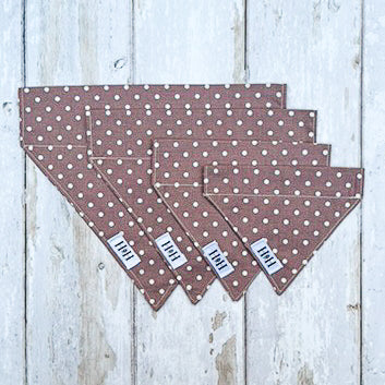 HETTY AND HUXLEY HEATHER SPOT BANDANAS