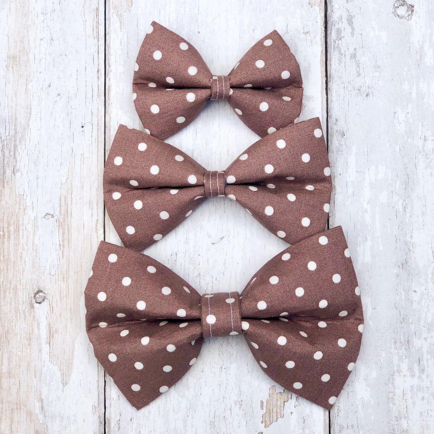 HETTY AND HUXLEY HEATHER SPOT BOW TIES