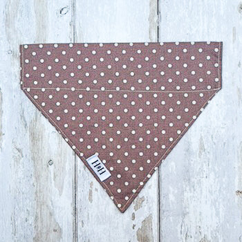 HETTY AND HUXLEY HEATHER SPOT BANDANA LARGE