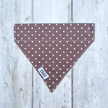 HETTY AND HUXLEY HEATHER SPOT BANDANA MEDIUM