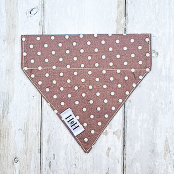 HETTY AND HUXLEY HEATHER SPOT BANDANA SMALL