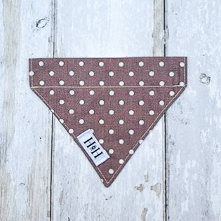 HETTY AND HUXLEY HEATHER SPOT BANDANA XSMALL