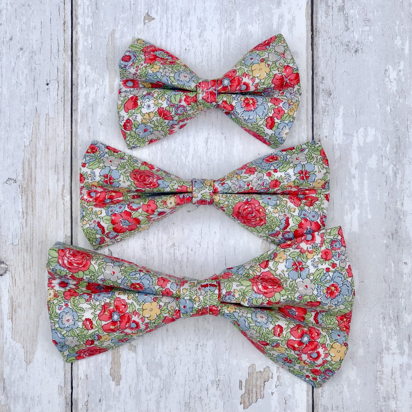 HETTY AND HUXLEY LIBERTY FLORAL BOW TIES