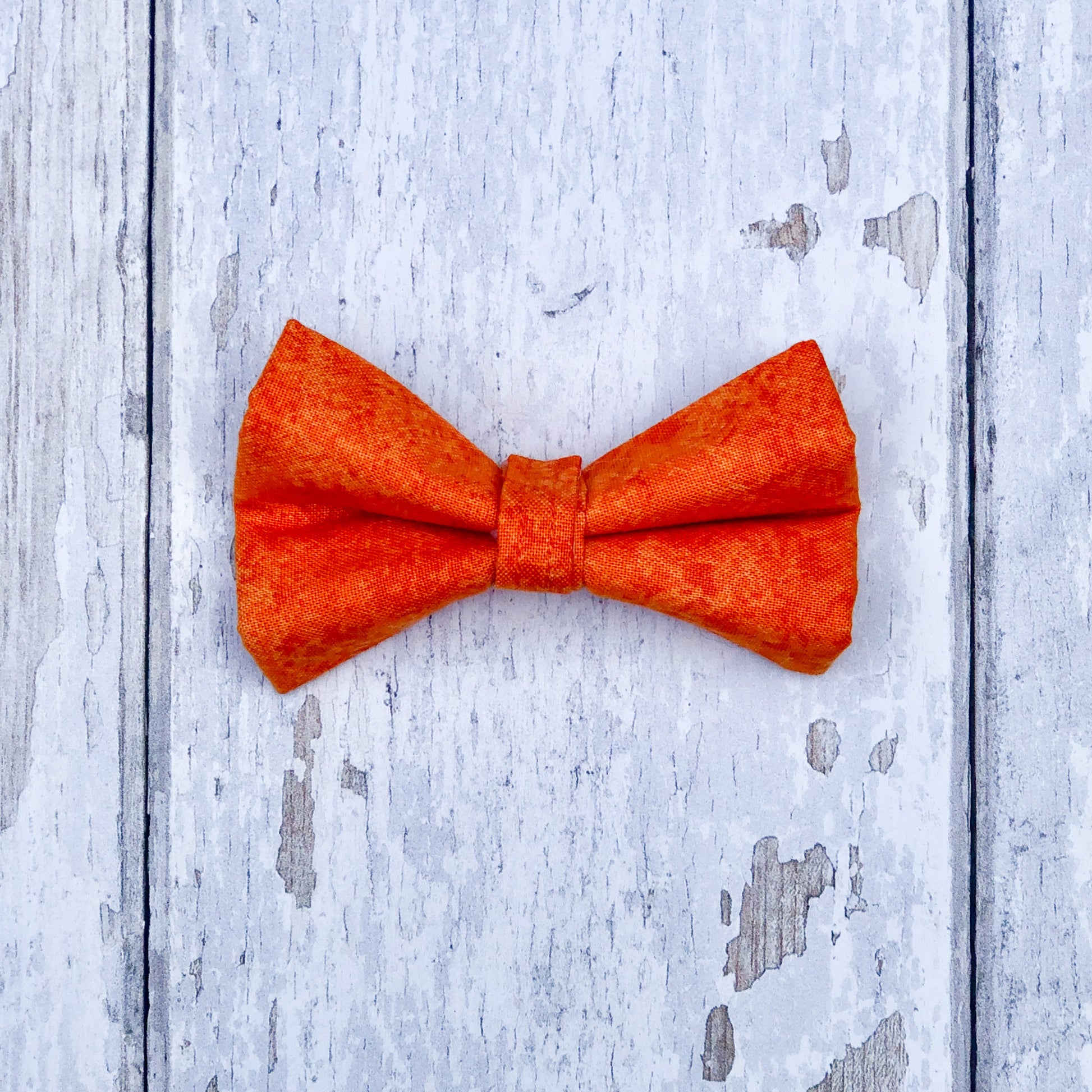 HETTY AND HUXLEY ORANGE FIRE SMALL BOW TIE